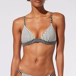 𝅺solid & Striped THE MORGAN TOP STRIPE COMBO Medium NWT